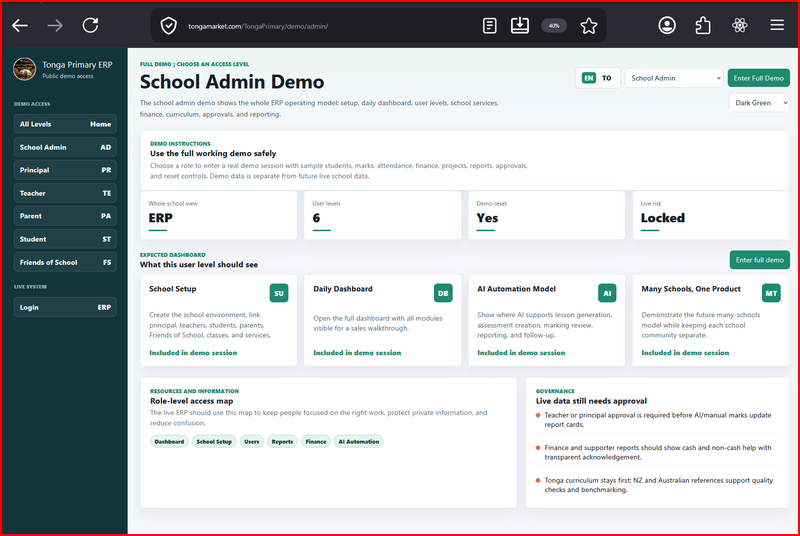 Automation example used to illustrate a safe prototype
